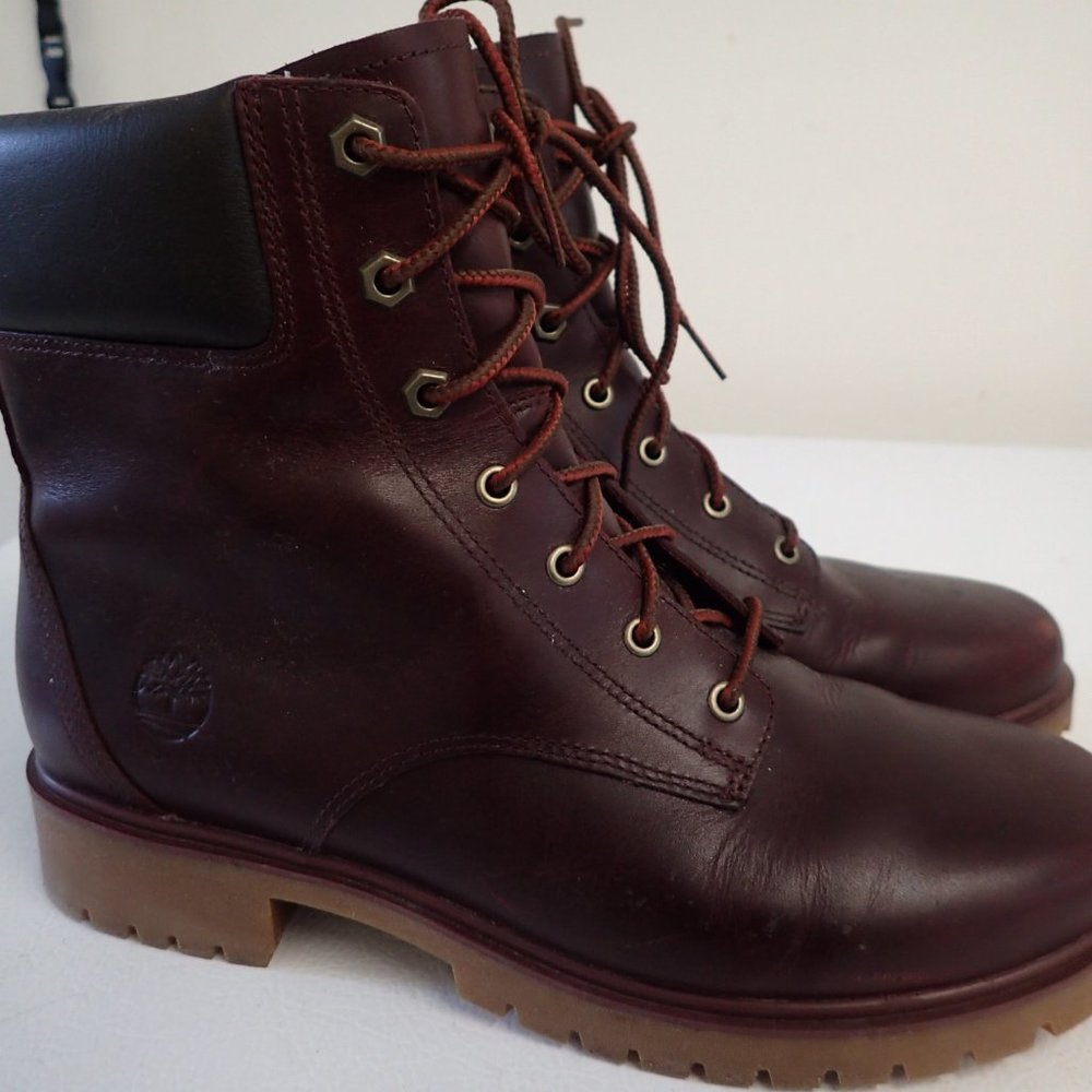 TIMBERLAND JAYNE LEATHER BOOTS LADIES 9.5